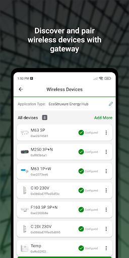 EcoStruxure Power Commission ekran görüntüsü