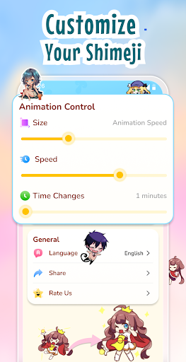 Shimeji - Anime Pet On Screen ekran görüntüsü