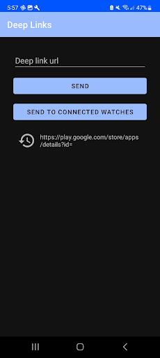 Deep Link for Wear / Phone ekran görüntüsü