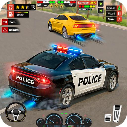 ABD Polis Arabası Sürüşü 3D Oy