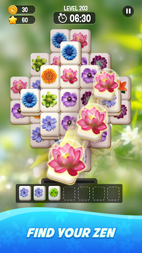 Zen Blossom: Flower Tile Match ekran görüntüsü
