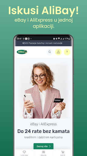 AliBay.hr - eBay i AliExpress ekran görüntüsü