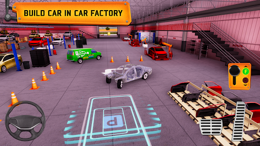 Car Factory Parking Simulator ekran görüntüsü