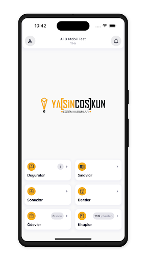 Yasin Coşkun Eğitim Kurumları ekran görüntüsü