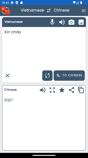 Vietnamese Chinese Translator ekran görüntüsü