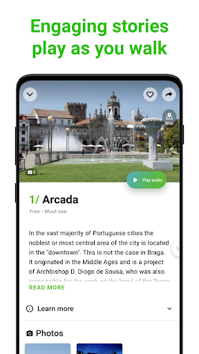 Braga Tour Guide:SmartGuide ekran görüntüsü