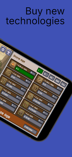 Stone to Silicon - Idle game + ekran görüntüsü