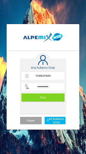 Canlı destek - alpemixWeb ekran görüntüsü