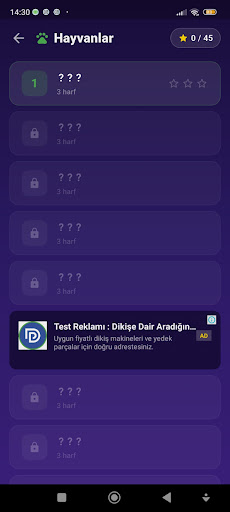 Kelime Kaydır - Bulmaca Oyunu ekran görüntüsü