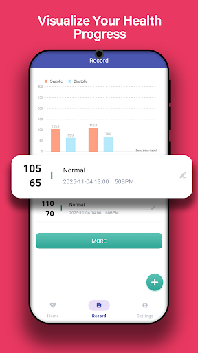 Daily Blood Pressure Logger ekran görüntüsü
