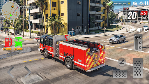 Fire Truck Game Firefighter 3D ekran görüntüsü