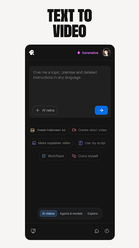 invideo AI: AI Video Generator ekran görüntüsü