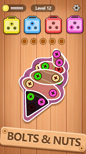 Screw Jam & Pin: Woodle Puzzle ekran görüntüsü