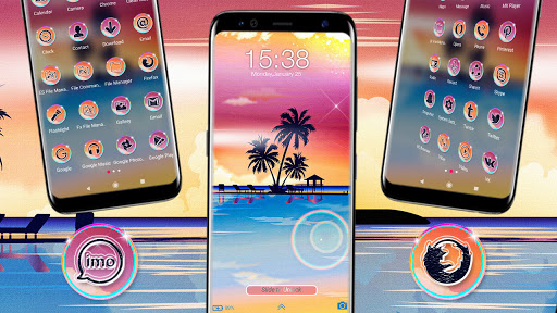 Cool Beach Theme ekran görüntüsü