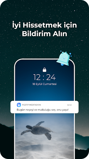 Pozitif: Meditasyon, Uyku ekran görüntüsü