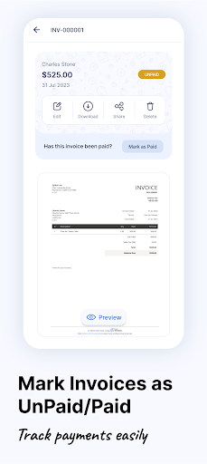 Invoice Generator - Zoho ekran görüntüsü