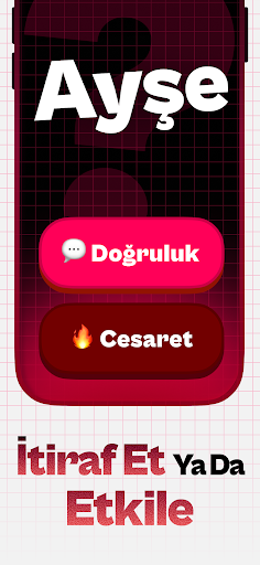 Doğruluk mu Cesaret mi - Oyun ekran görüntüsü