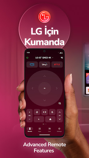 LG TV uzaktan kumandası ekran görüntüsü