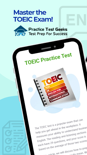 TOEIC Practice Test ekran görüntüsü