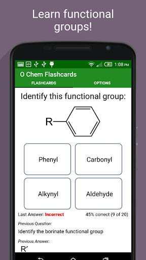 Organic Chemistry Flashcards ekran görüntüsü