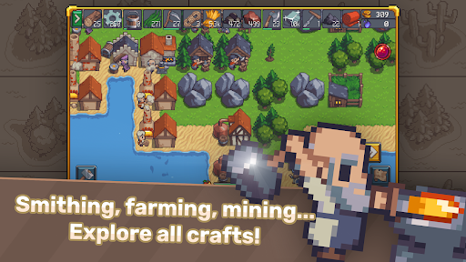 Tap Craft: Mine Survival Sim ekran görüntüsü