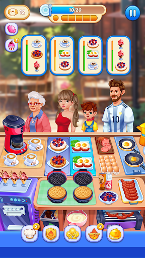 Cooking Star: Restaurant Fever ekran görüntüsü