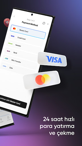 markets.com Yatırım uygulaması ekran görüntüsü