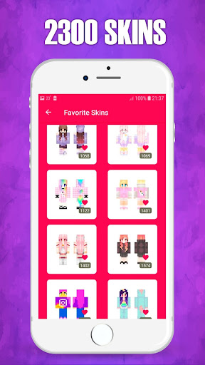 Girls Skins for Minecraft ekran görüntüsü