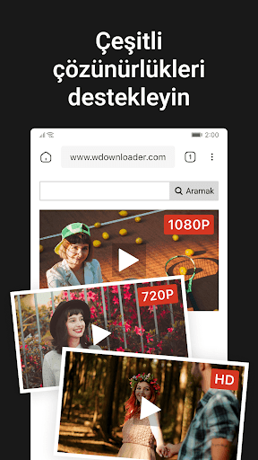 W Video Indirici ve Oynatıcı ekran görüntüsü