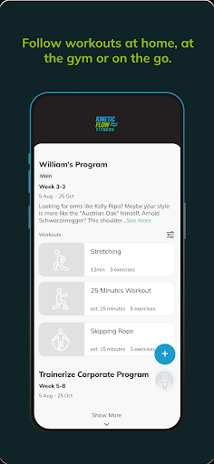 Kinetic Flow Fitness ekran görüntüsü
