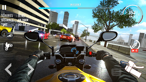 Traffic Bike Rider Rush ekran görüntüsü