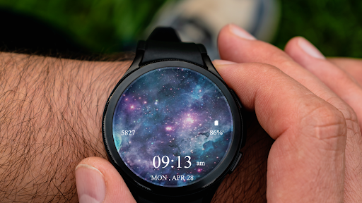 Galaxy 3D Watch Face ekran görüntüsü