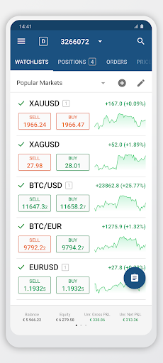 Primequotes cTrader ekran görüntüsü