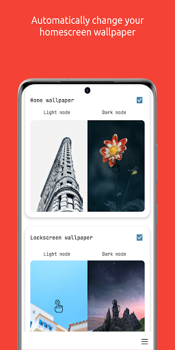 Dark/Light Wallpaper Scheduler ekran görüntüsü