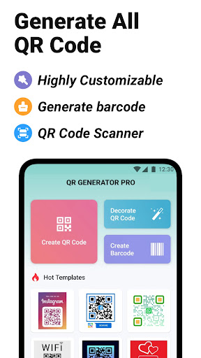 QR Code Generator Pro ekran görüntüsü