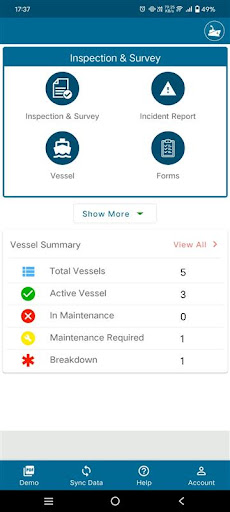 Marine Vessel Inspection Audit ekran görüntüsü