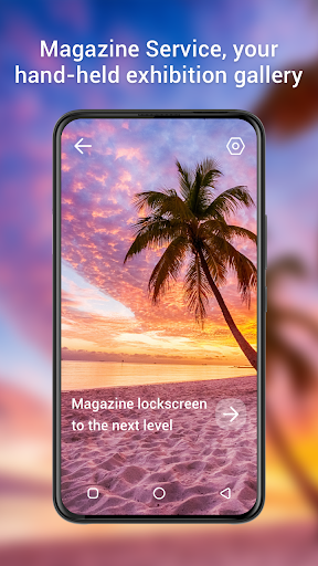 Magazine Lockscreen XOS ekran görüntüsü