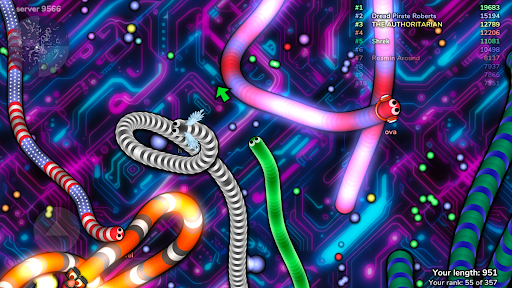 slither.io ekran görüntüsü