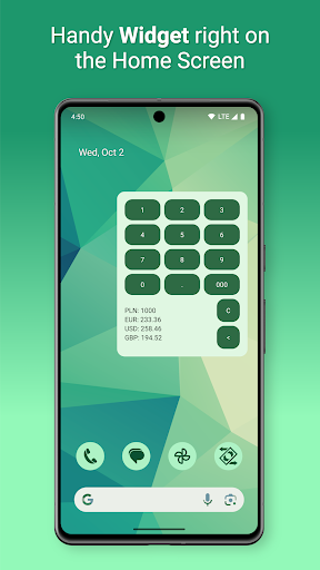 Currency Converter Widget ekran görüntüsü