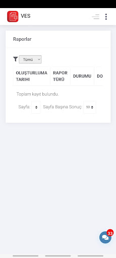 VES ekran görüntüsü