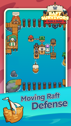 Raft Survivors: Build & Bullet ekran görüntüsü