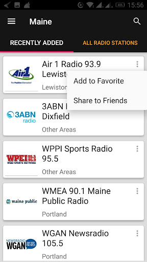 Maine Radio Stations - USA ekran görüntüsü