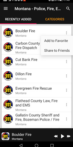 Police Scanner from Montana ekran görüntüsü