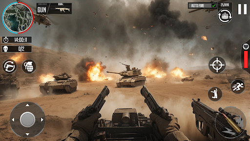 FPS Shooting : Gun War Game 3D ekran görüntüsü