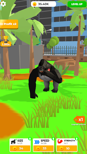 Idle Gorilla: Evolution Empire ekran görüntüsü