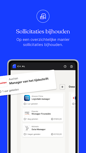 CV.nl: online CV maker ekran görüntüsü