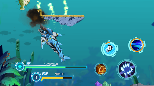 Robot Shark & Eat Fish.io ekran görüntüsü