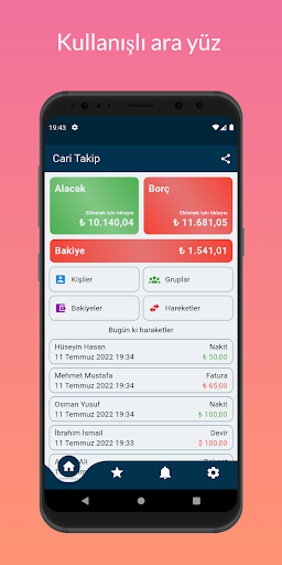 Cari Takip - ENOR ekran görüntüsü