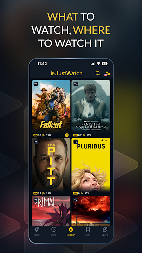 JustWatch - Streaming Guide ekran görüntüsü