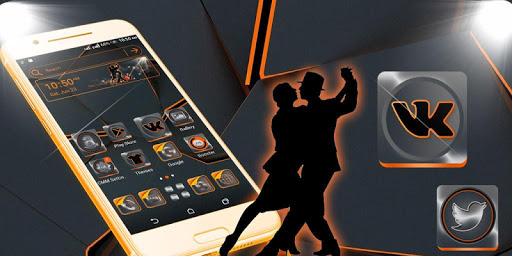 Simple Black Launcher Theme ekran görüntüsü